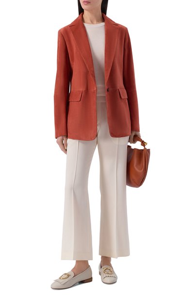 Кожаные лоферы maxi gancini FERRAGAMO, арт. 01K907/790, фото 3