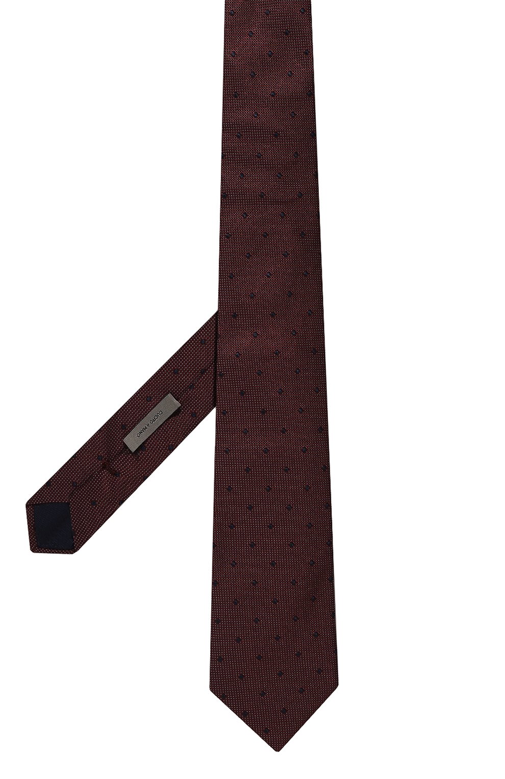 Шелковый галстук CORNELIANI бордового цвета по цене 24500 руб., арт. 94U390-9420307, фото 3 Шелковый галстук CORNELIANI, арт. 94U390-9420307, фото 3