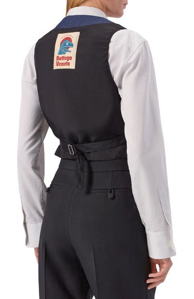 Шерстяной жилет BOTTEGA VENETA, арт. 834988/V5VQ0, фото 4