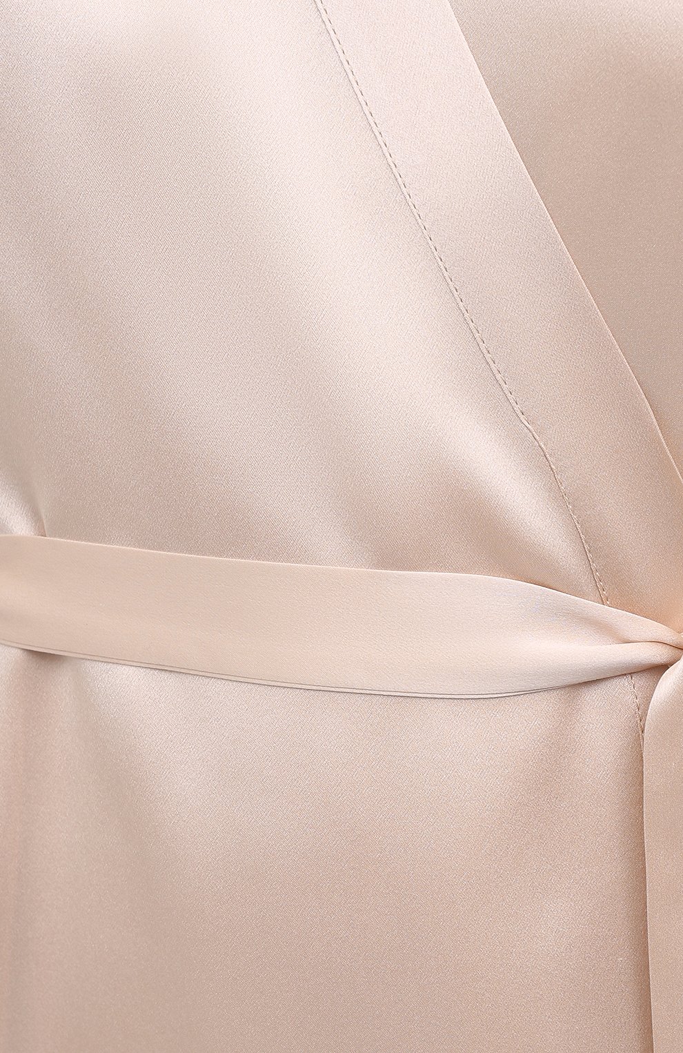 Шелковый халат MARJOLAINE кремового цвета по цене 69390 руб., арт. Laurian, фото 5 Шелковый халат MARJOLAINE, арт. Laurian, фото 5