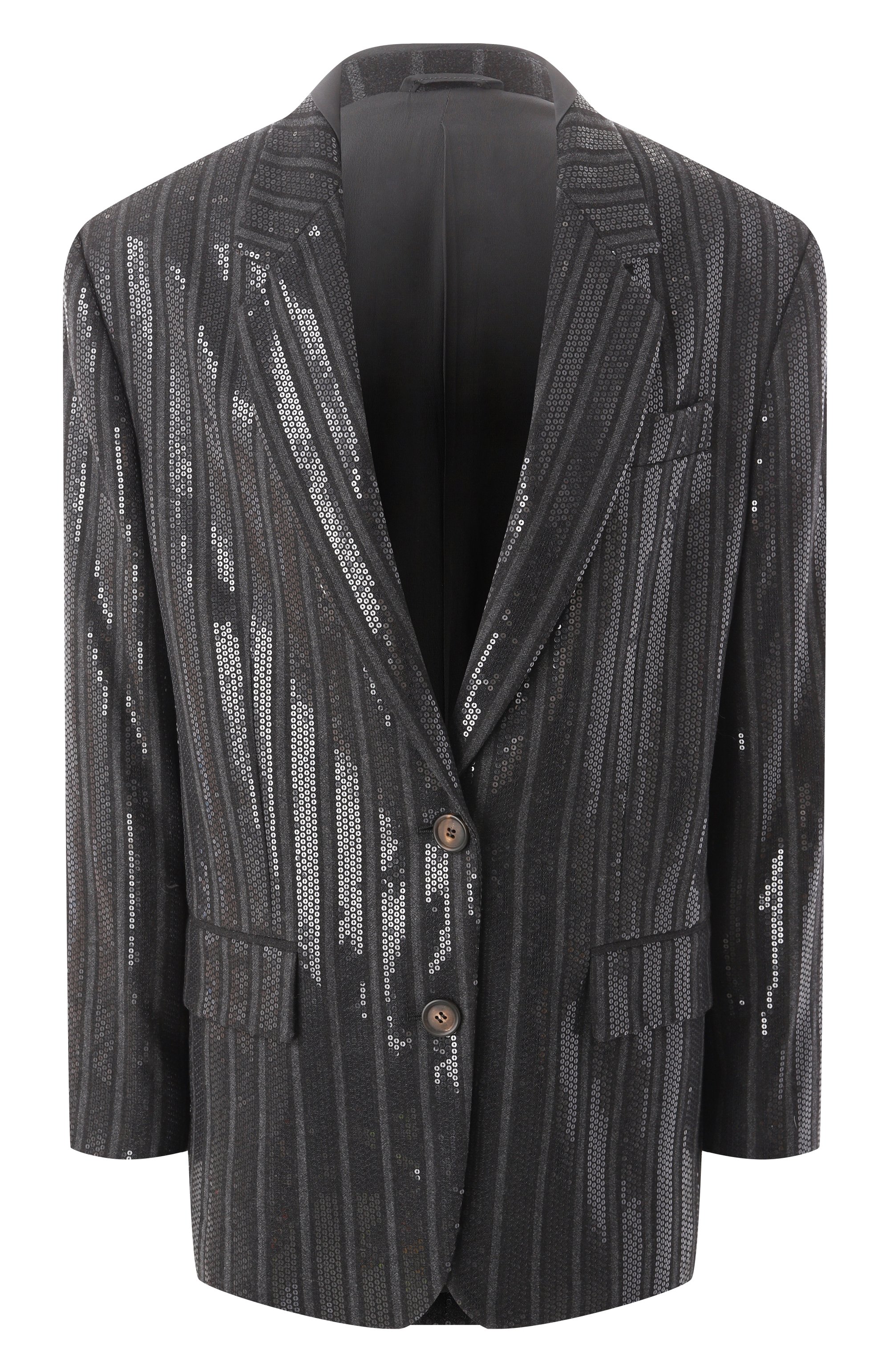 Жакет с отделкой пайетками BRUNELLO CUCINELLI, арт. MB0097174, фото 1