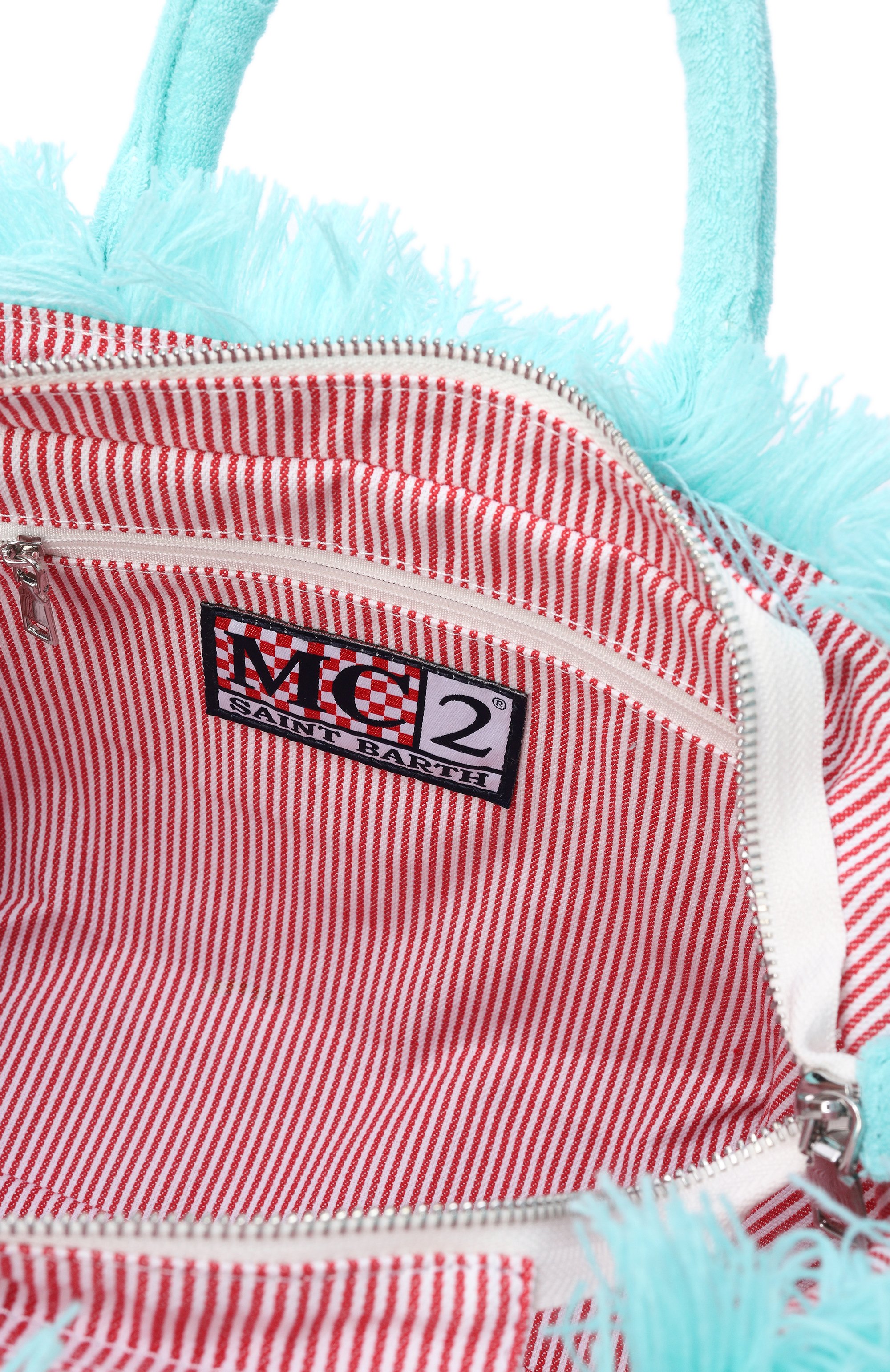 Сумка MC2 SAINT BARTH голубого цвета по цене 20600 руб., арт. C0L0005-00526L/C0LETTE SP0NGE, фото 3 Сумка MC2 SAINT BARTH, арт. C0L0005-00526L/C0LETTE SP0NGE, фото 3