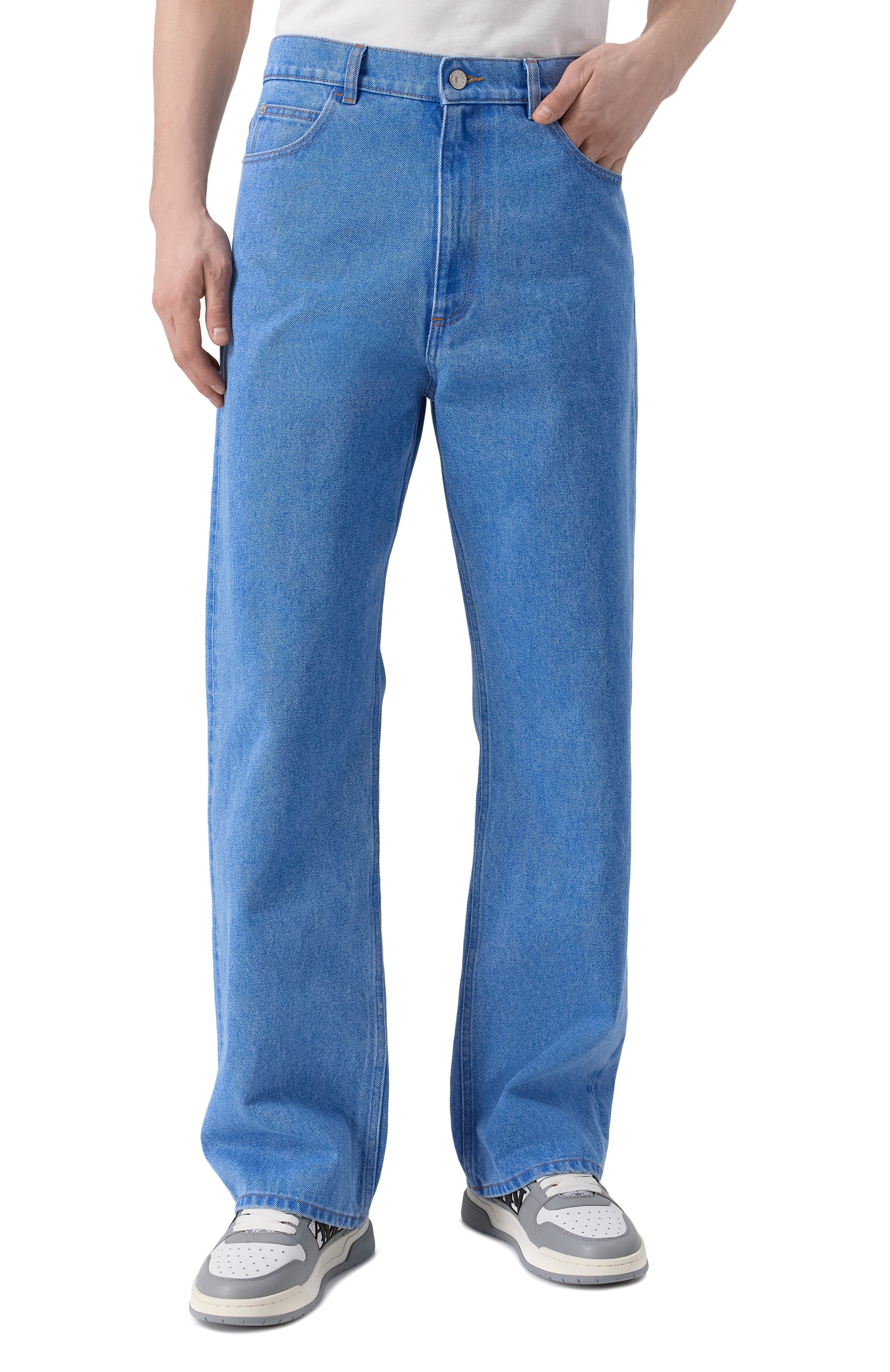 Джинсы MARNI синего цвета по цене 75750 руб., арт. PUJU0021A2/USCW91, фото 3 Джинсы MARNI, арт. PUJU0021A2/USCW91, фото 3