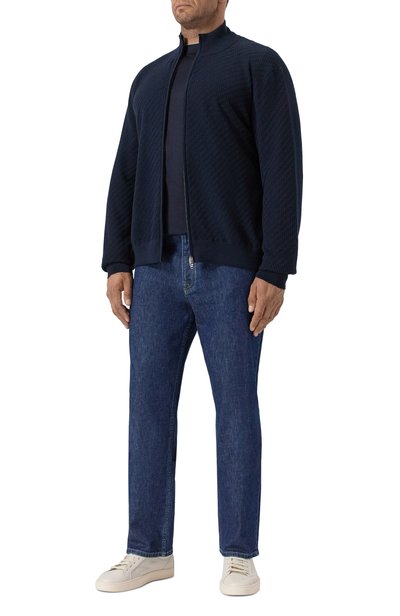 Мужская лонгслив из шелка и хлопка BRUNELLO CUCINELLI, арт. MH8367433W