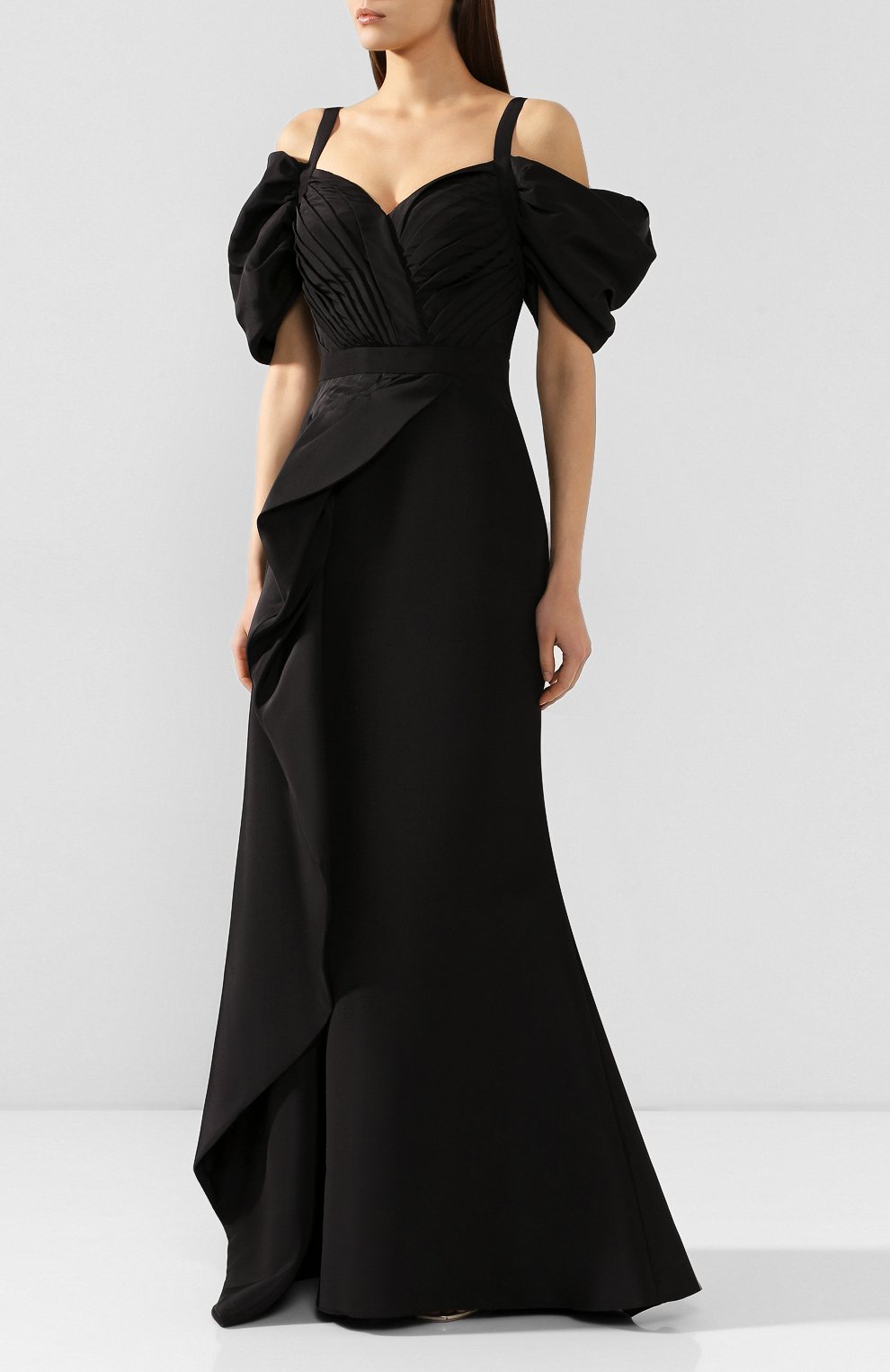 Шелковое платье ALEXANDER MCQUEEN, арт. 587278/QBAAR, фото 3