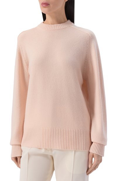 Кашемировый свитер LOULOU DE SAISON светло-розового цвета по цене 43450 руб., арт. BALTRA LDS, фото 3 Кашемировый свитер LOULOU DE SAISON, арт. BALTRA LDS, фото 3