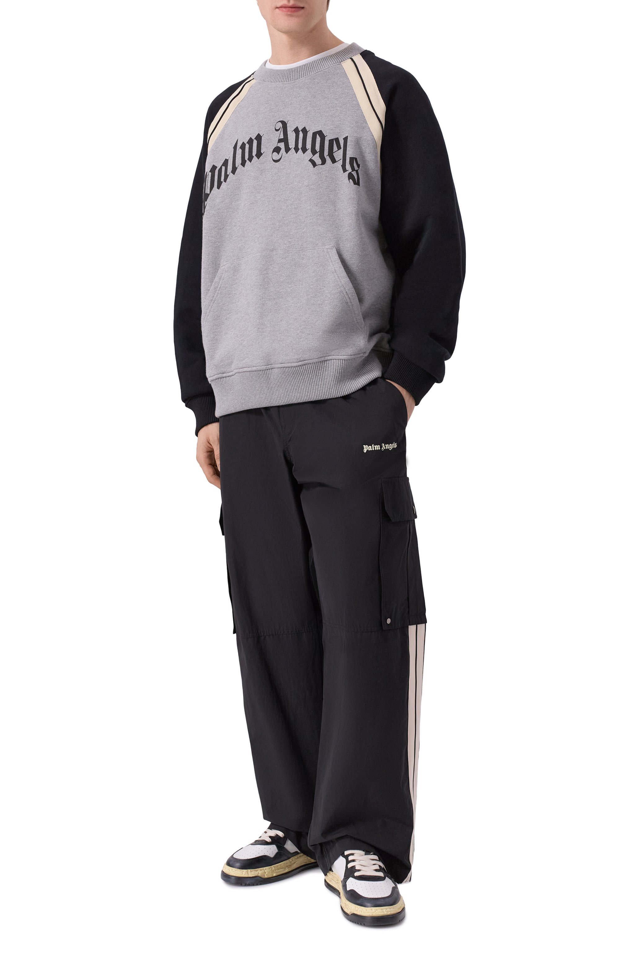 Хлопковый свитшот PALM ANGELS, арт. PMBA08LF25FLE001, фото 2