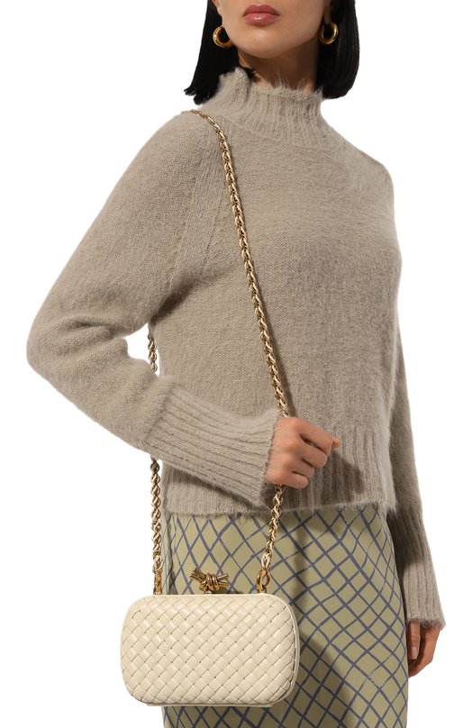 Клатч Knot Bottega Veneta 776662/V01D1 Кремовый  776662/V01D1 Фото 2