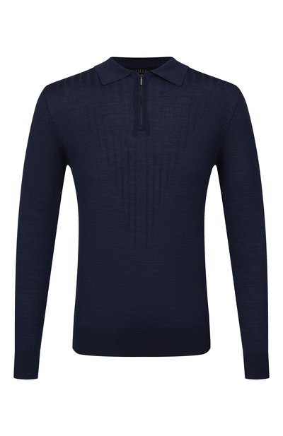 Мужская поло из шерсти и шелка ZILLI, арт. KZP001M0230VZRD00