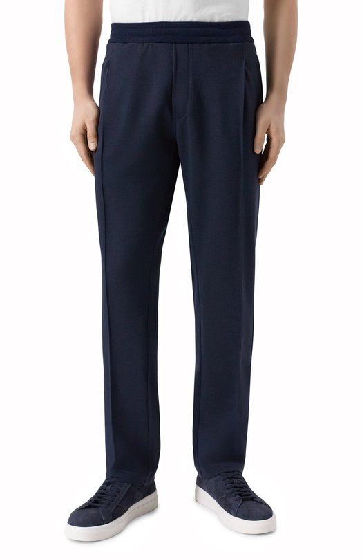 Брюки из шерсти и шелка Brioni UJTV0L/0D609 Синий  UJTV0L/0D609 Фото 3