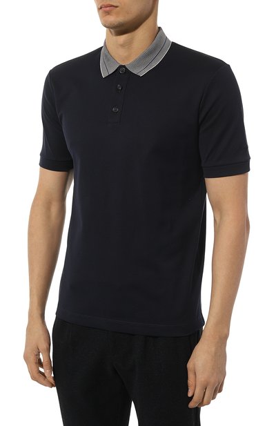 Хлопковое поло GIORGIO ARMANI, арт. 3DSF52/SJFBZ, фото 3