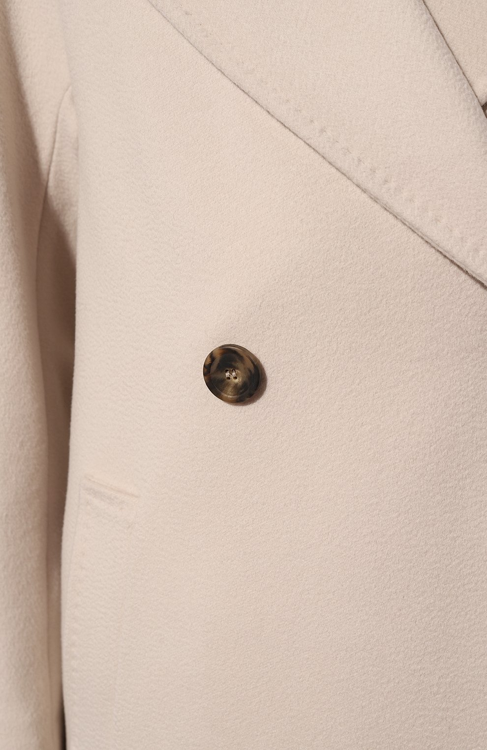 Шерстяное пальто MAX MARA кремового цвета по цене 87550 руб., арт. RESINA, фото 5 Шерстяное пальто MAX MARA, арт. RESINA, фото 5