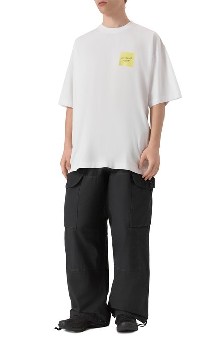 Мужская хлопковая футболка VETEMENTS, арт. UA65TR210W/LIGHT JERSEY
