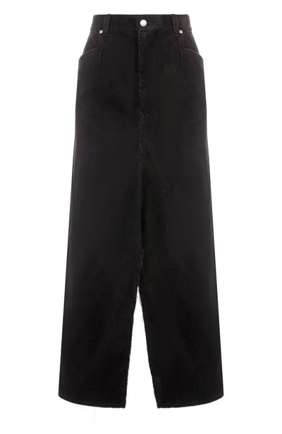 Женская вельветовая юбка RICK OWENS, арт. RP02E4367/MLC9
