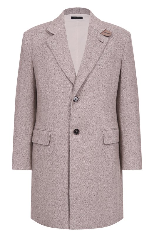 Пальто из кашемира и шелка Brioni R02Q0M/0D315 Бежевый R02Q0M/0D315