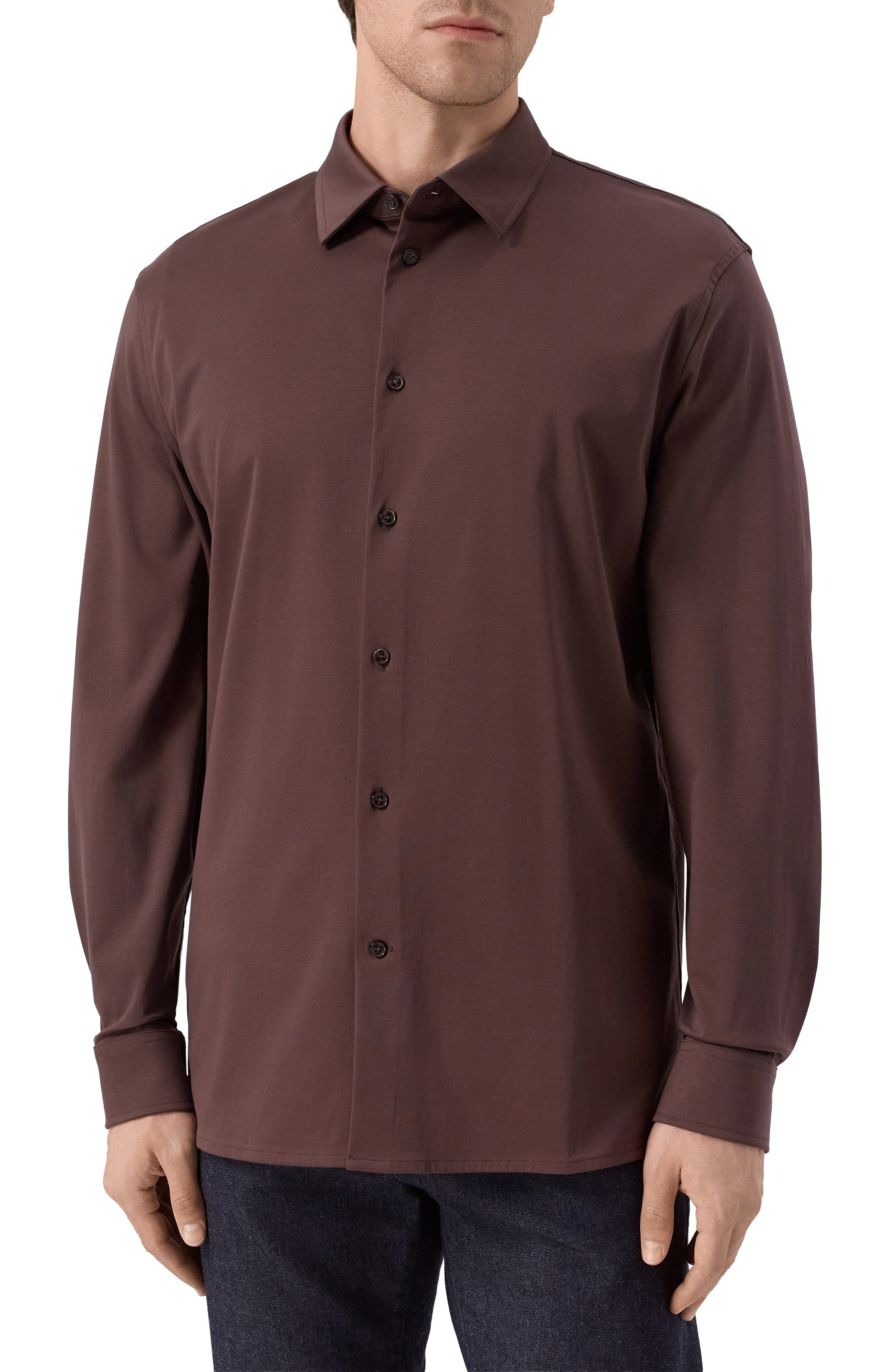 Хлопковая рубашка 12 STOREEZ, арт. 133428, фото 3