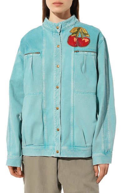 Джинсовая куртка GUCCI голубого цвета по цене 285120 руб., арт. 573335 XDAN3, фото 3 Джинсовая куртка GUCCI, арт. 573335 XDAN3, фото 3