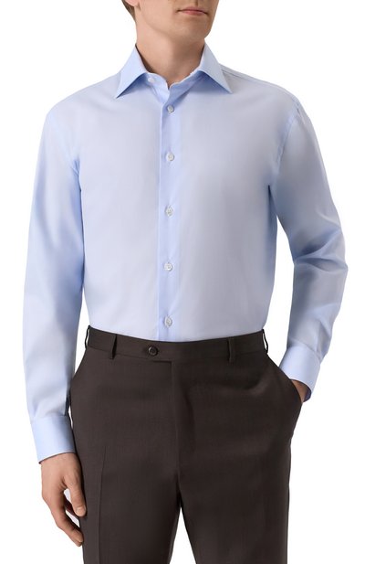 Хлопковая сорочка BRIONI, арт. RCA20L-OA04Q, фото 3