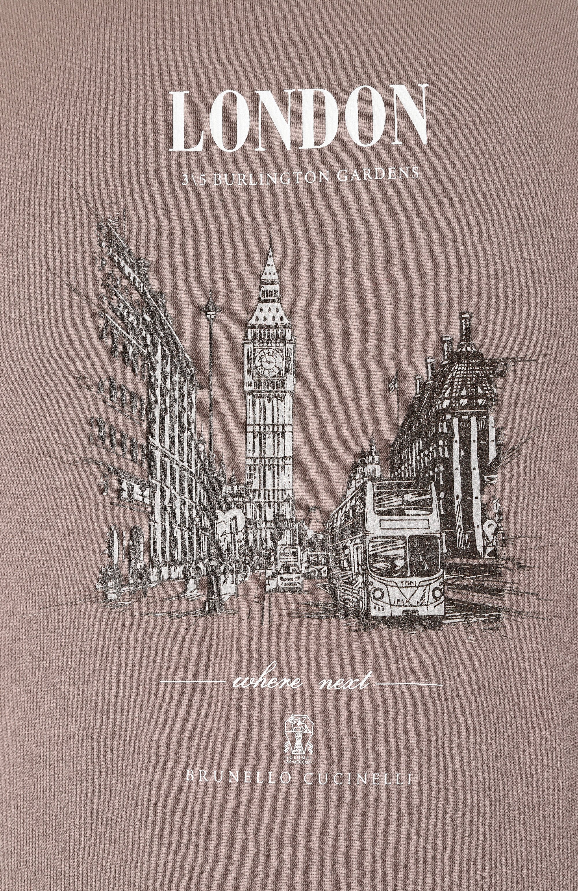 Хлопковая футболка BRUNELLO CUCINELLI, арт. M0B138456, фото 6