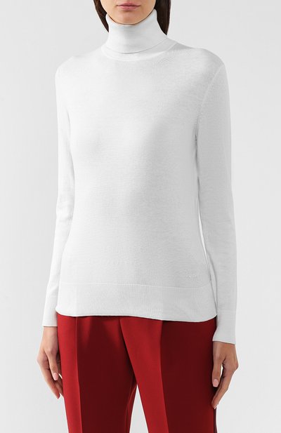 Водолазка из смеси хлопка и шелка BOSS, арт. 50411623, фото 3