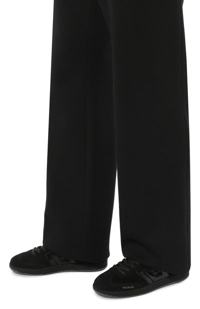 Замшевые кеды swan BALMAIN, арт. DM1VI360/LABP, фото 3