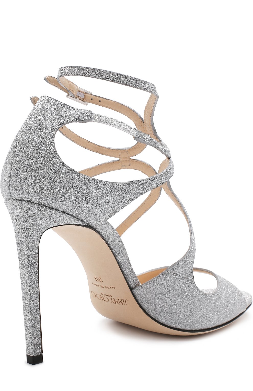 Босоножки lang с глиттером JIMMY CHOO, арт. LANG/IGT, фото 4