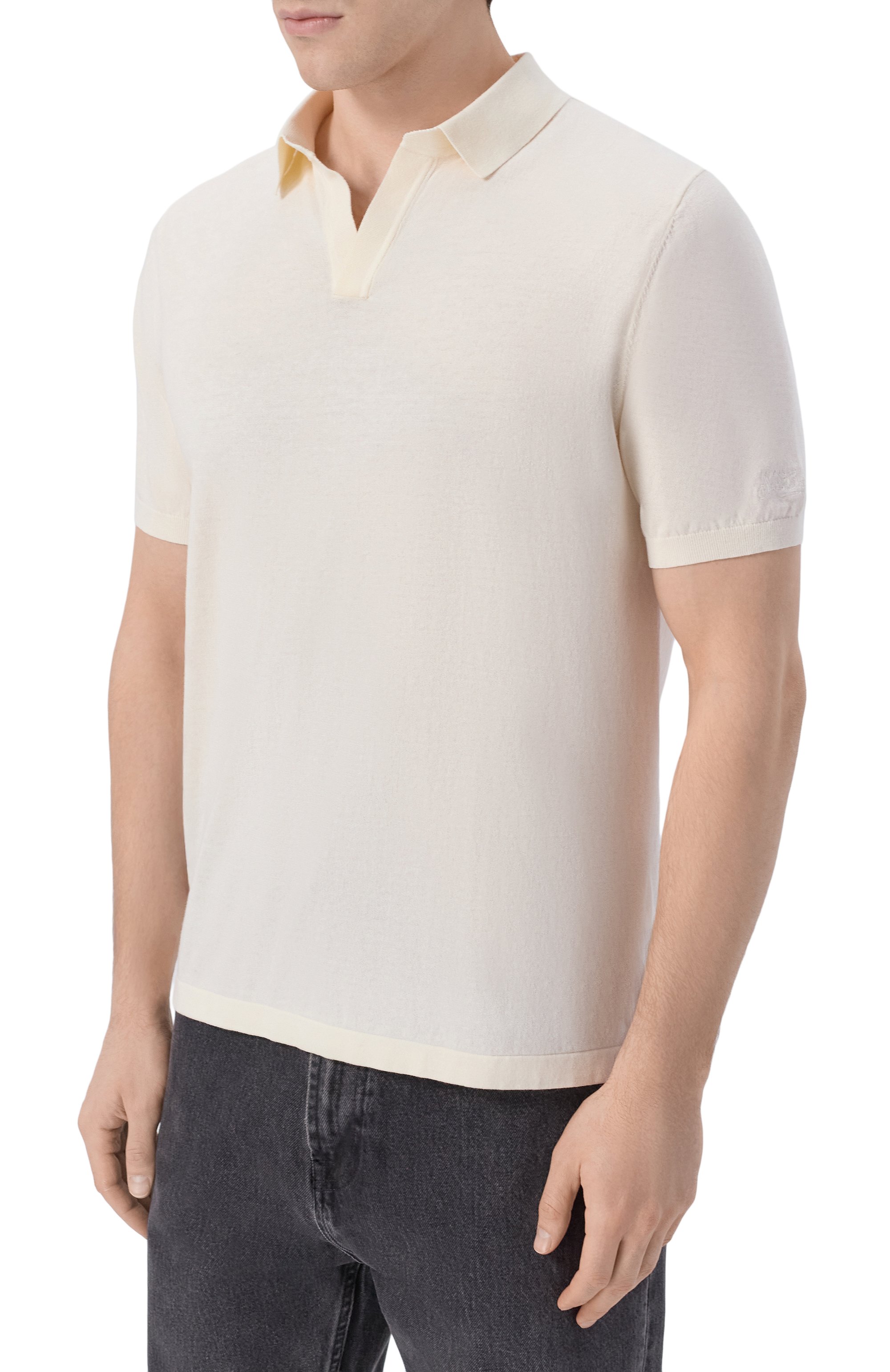 Хло пковое поло MC2 SAINT BARTH, арт. SL00001-00095L/SL0AN C0TT0N, фото 3