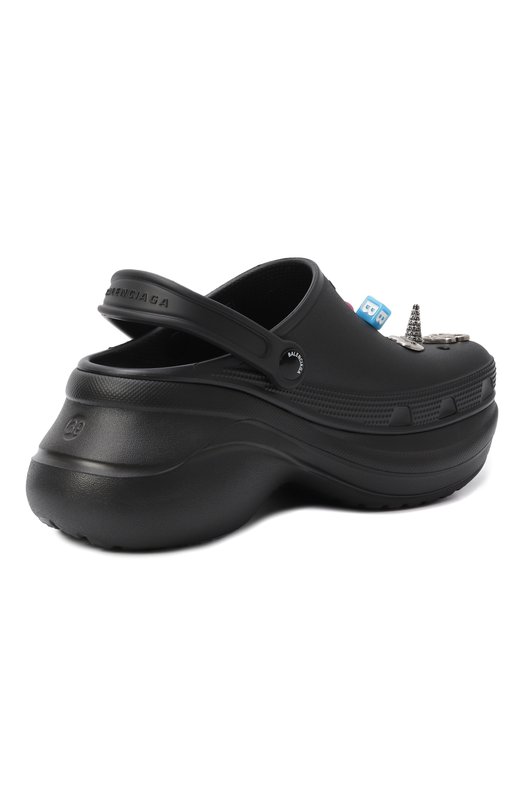 Резиновые сабо Balenciaga x Crocs Balenciaga 720762/W0F0W Чёрный  720762/W0F0W Фото 5