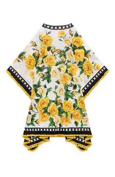 Детская хлопковая туника DOLCE & GABBANA разноцветного цвета, арт. LB7A14/G7K3T | Фото 2 (Рукава: Длинные; Материал сплава: Проставлено; Материал внешний: Хлопок; Драгоценные камни: Проставлено; Ростовка одежда: 16 лет | 164 см, 10 - 11 лет | 140 - 146см, 13 - 15 лет | 158 см)