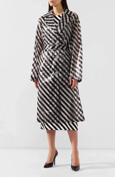 Плащ с поясом DRIES VAN NOTEN черного цвета по цене 184000 руб., арт. 191-10238-7103, фото 3 Плащ с поясом DRIES VAN NOTEN, арт. 191-10238-7103, фото 3