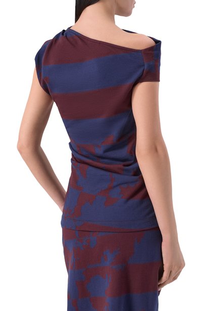 Хлопковый топ DRIES VAN NOTEN разноцветного цвета по цене 72200 руб., арт. 131115/3345, фото 4 Хлопковый топ DRIES VAN NOTEN, арт. 131115/3345, фото 4