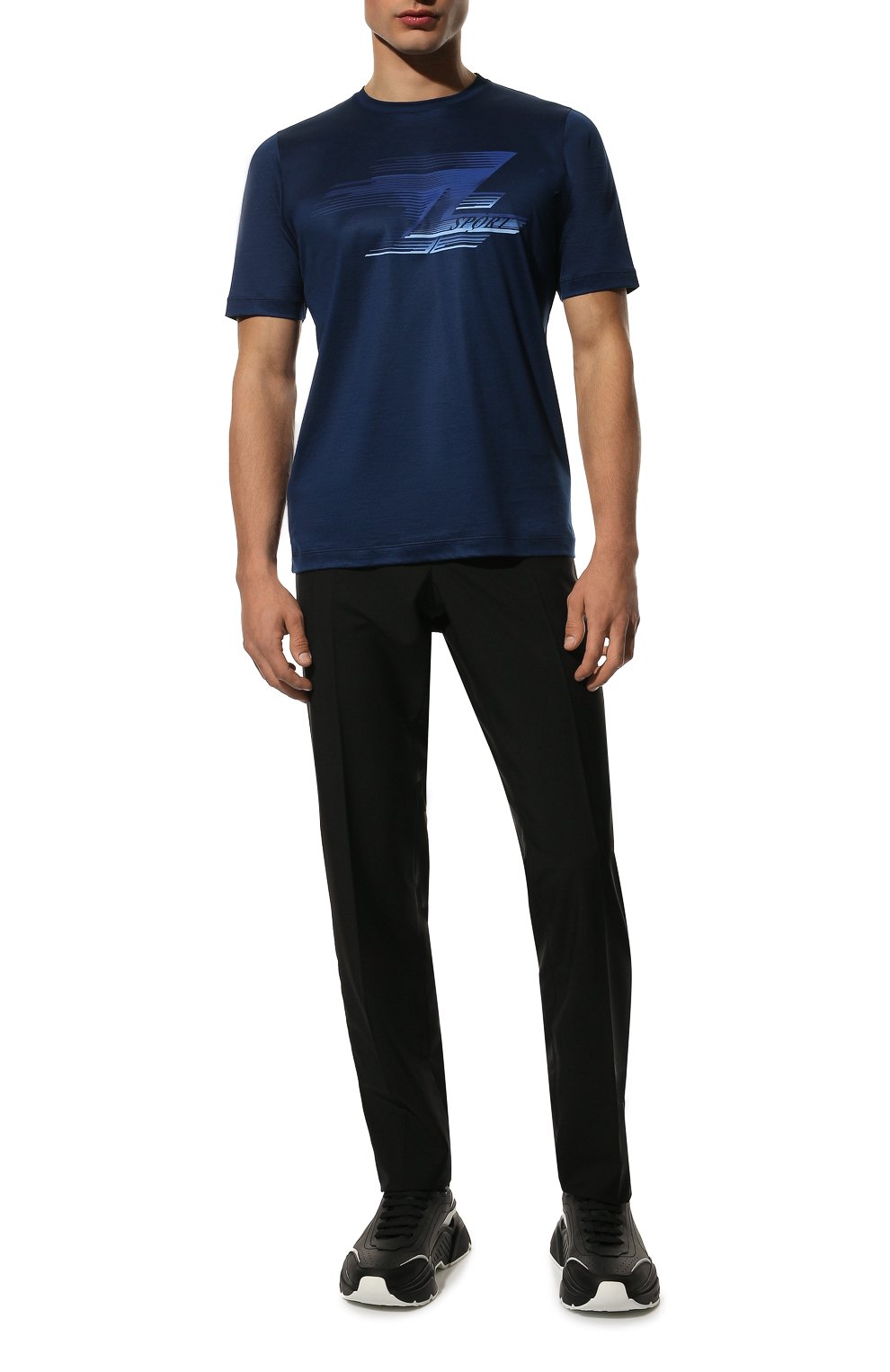 Хлопковая футболка ZILLI SPORT, арт. MEX-NT640-SCRA1/MC01, фото 2