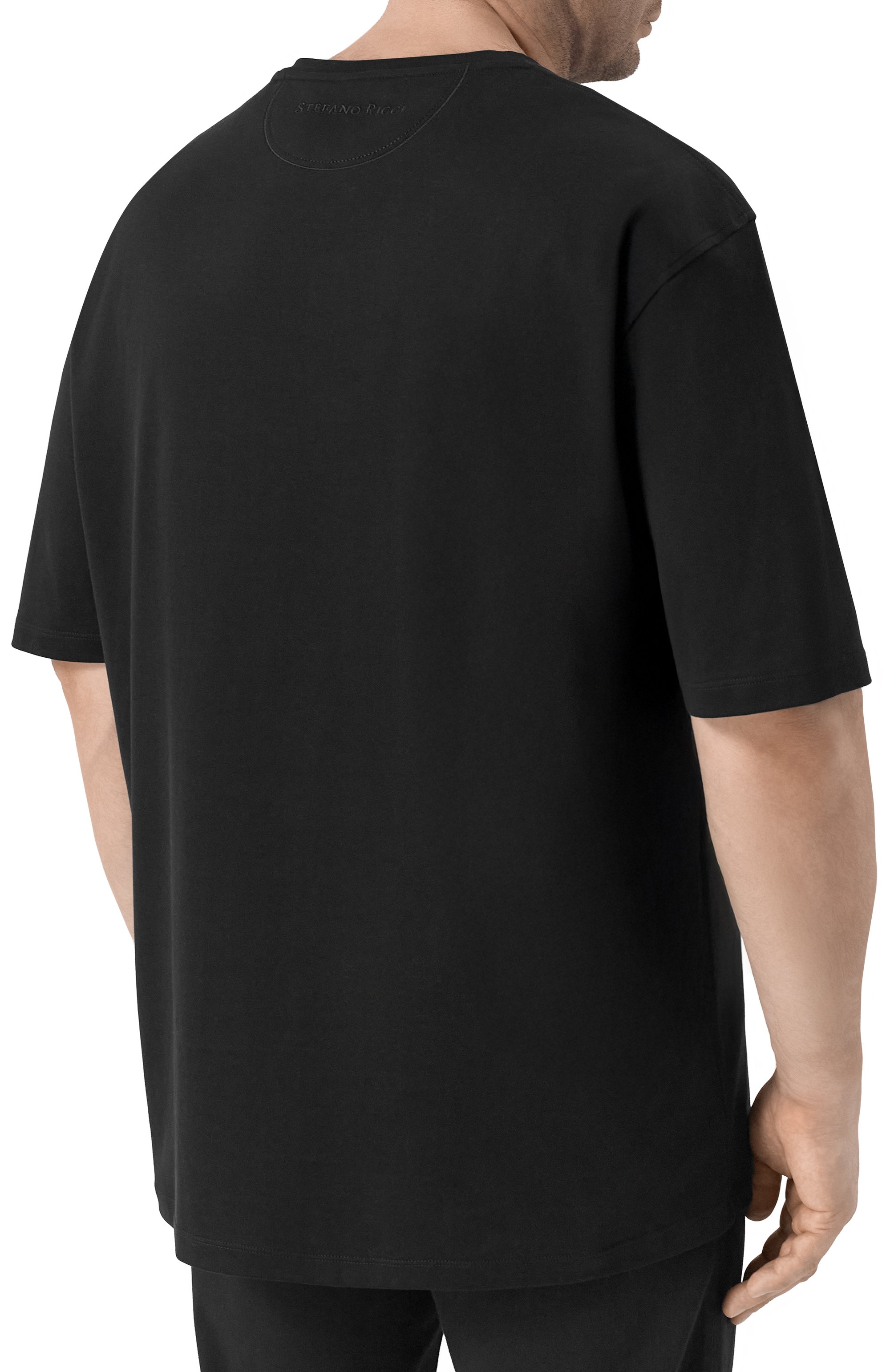Хлопковая футболка STEFANO RICCI, арт. MNH6104930/LUXT, фото 4