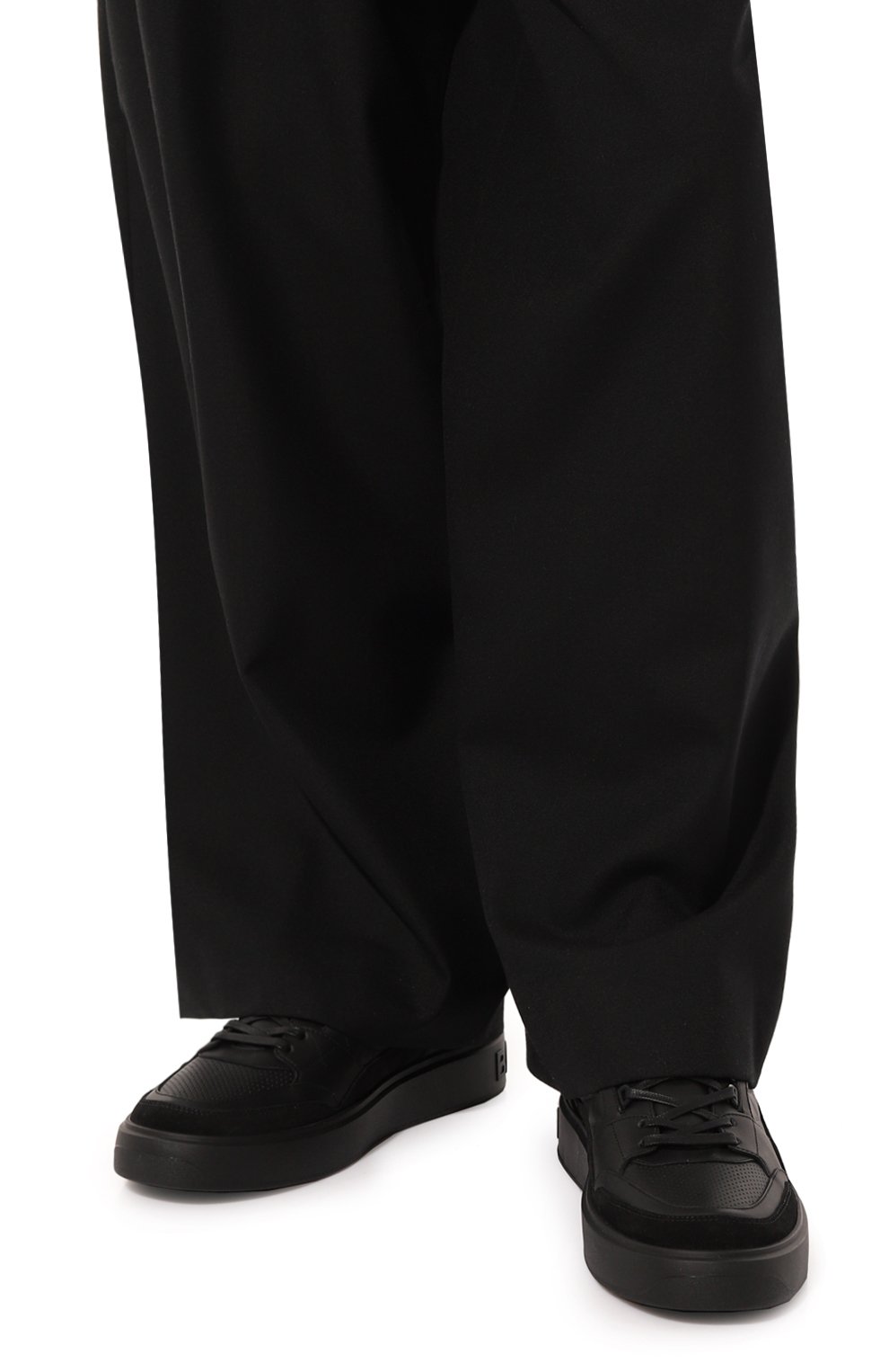 Кожаные кеды b-court BALMAIN черного цвета по цене 74950 руб., арт. BM1VI344/LUST, фото 3 Кожаные кеды b-court BALMAIN, арт. BM1VI344/LUST, фото 3