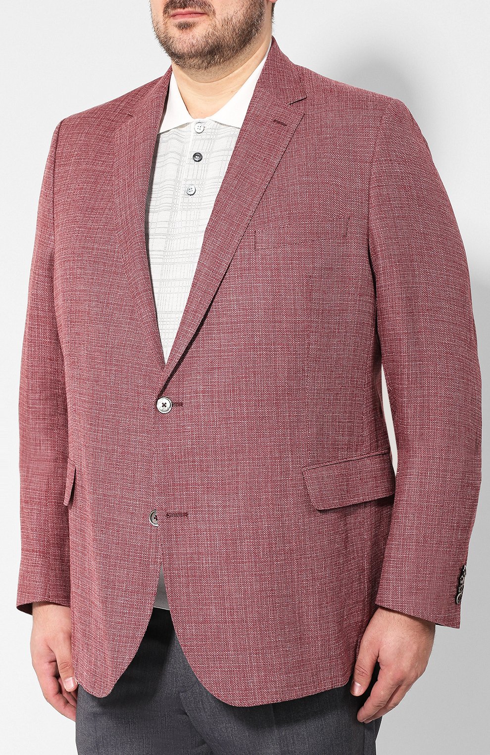 Пиджак из смеси шерсти и льна EDUARD DRESSLER, арт. 7RB1/43004, фото 3