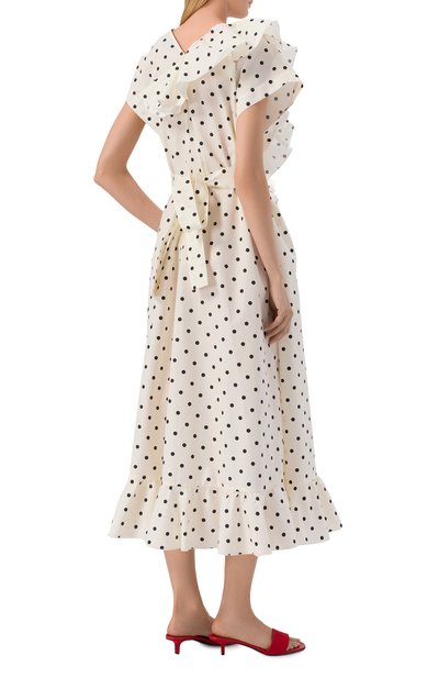 Хлопковое платье MSGM, арт. 4042MDA29/267353, фото 3