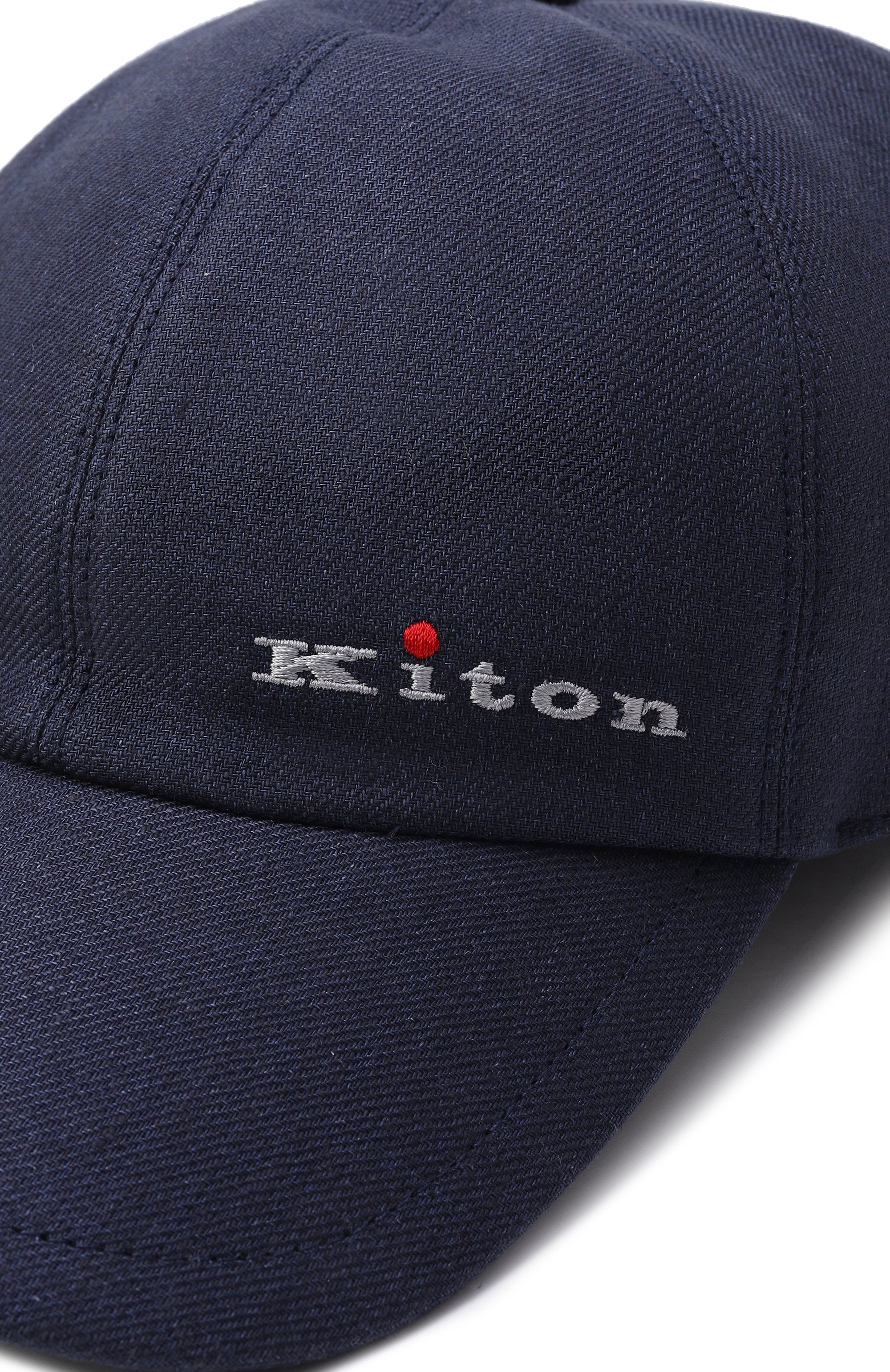 Льняная бейсболка KITON, арт. UCPL015K0718H_001, фото 3