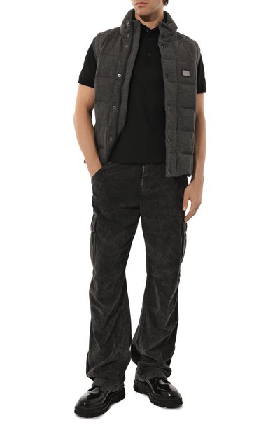 Хлопковое поло DOLCE & GABBANA, арт. G8SG0Z/G7N4P, фото 2