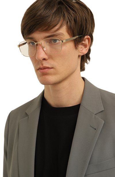 Оправа GUCCI золотого цвета по цене 42500 руб., арт. GG1225 002, фото 3 Оправа GUCCI, арт. GG1225 002, фото 3