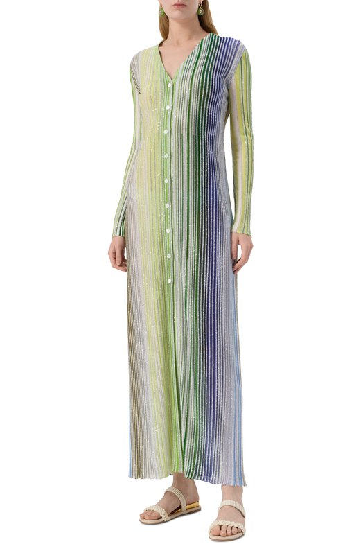 Платье из вискозы Missoni DS25SM0D/BK042D Разноцветный  DS25SM0D/BK042D Фото 3
