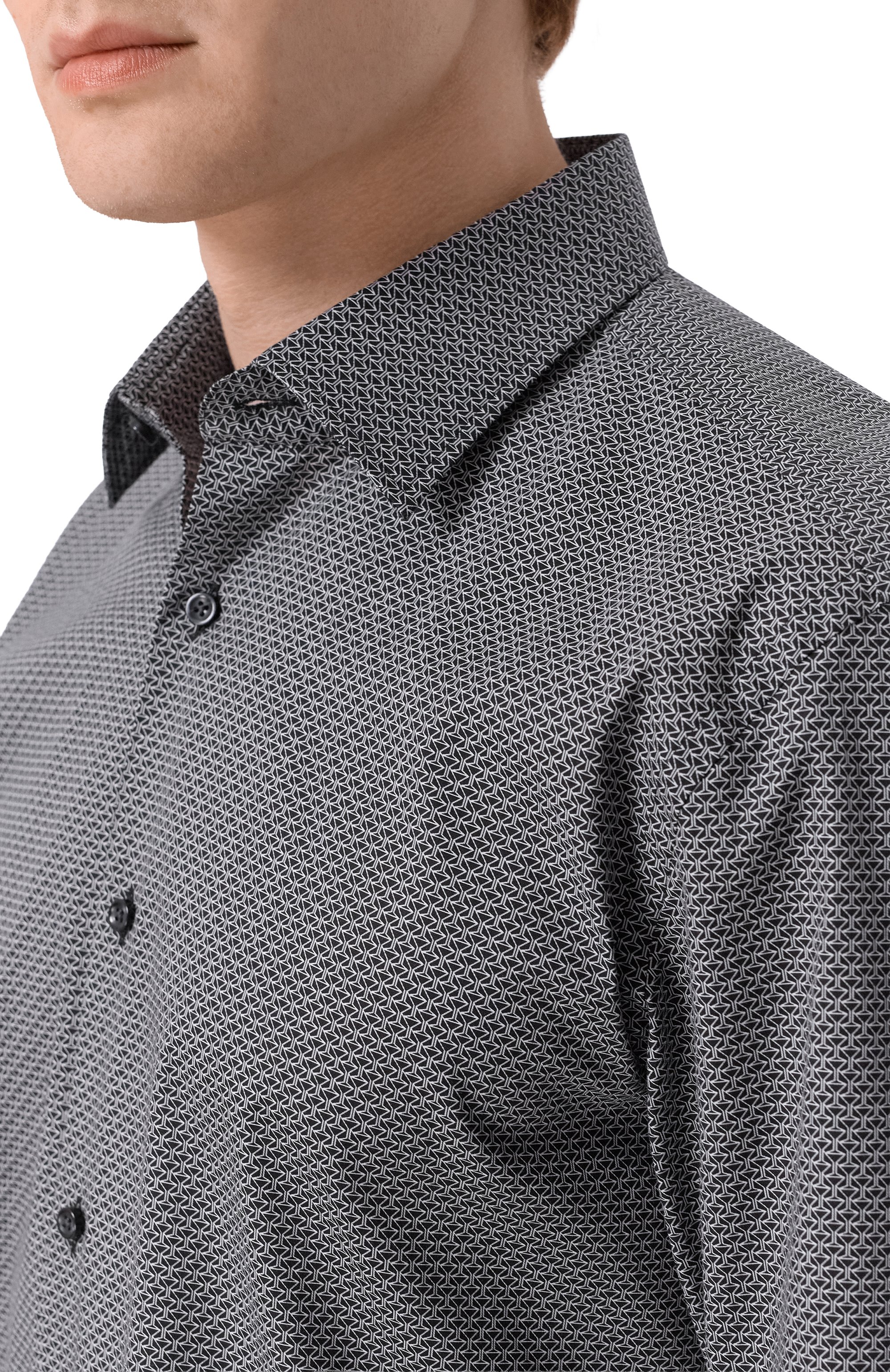 Хлопковая рубашка BOSS, арт. 50551363, фото 5