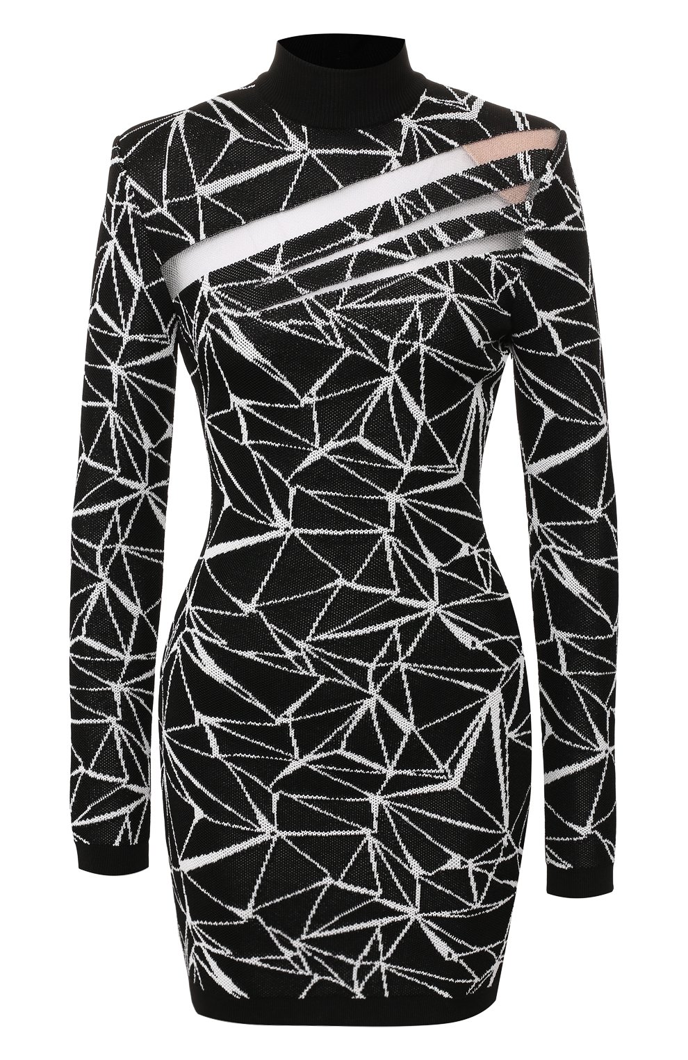Платье BALMAIN черного цвета по цене 214500 руб., арт. RF06750/K387, фото 1 Платье BALMAIN, арт. RF06750/K387, фото 1