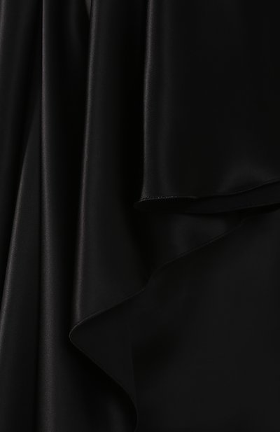 Топ из вискозы LANVIN черного цвета по цене 61850 руб., арт. RW-T0669U-4077-P19, фото 5 Топ из вискозы LANVIN, арт. RW-T0669U-4077-P19, фото 5