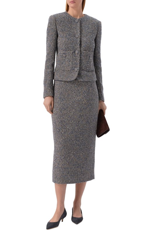 Замшевые туфли Amelia 35 Jimmy Choo AMELIAKDU Серый  AMELIAKDU Фото 3