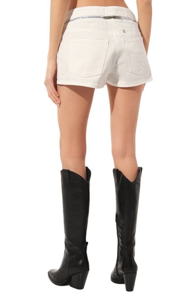Джинсовые шорты GIVENCHY белого цвета по цене 99500 руб., арт. BW50R15/0K9100, фото 4 Джинсовые шорты GIVENCHY, арт. BW50R15/0K9100, фото 4