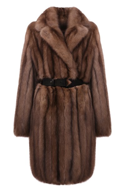 Шуба из меха соболя YVES SALOMON, арт. 20WYM42797ZICV, фото 1