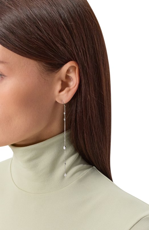 Серьги-цепочки с лунными камнями и топазами Moonka wt-her-mns Серебряный  wt-her-mns Фото 2