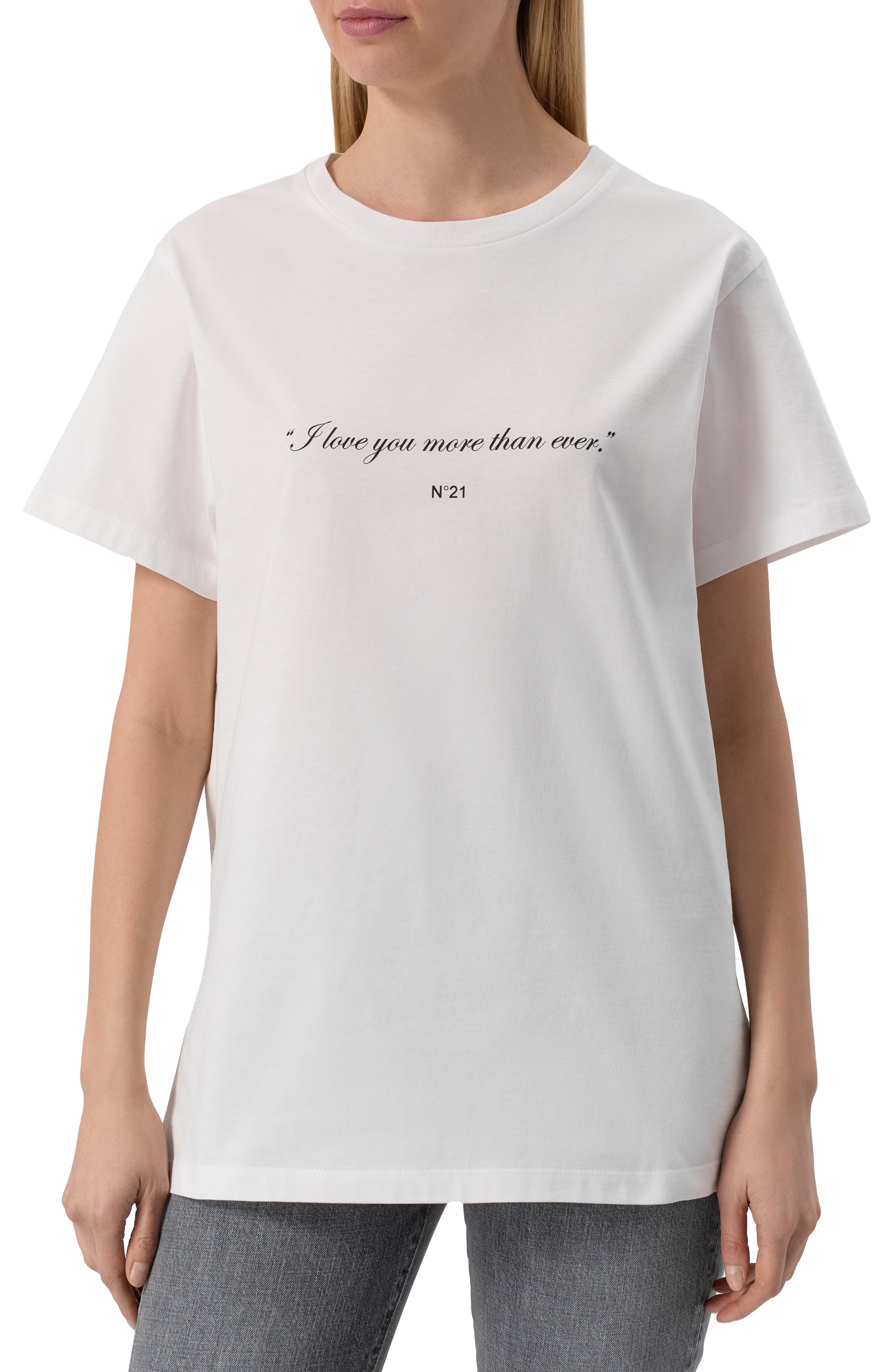 Хлопковая футболка N21, арт. F081/6328, фото 3
