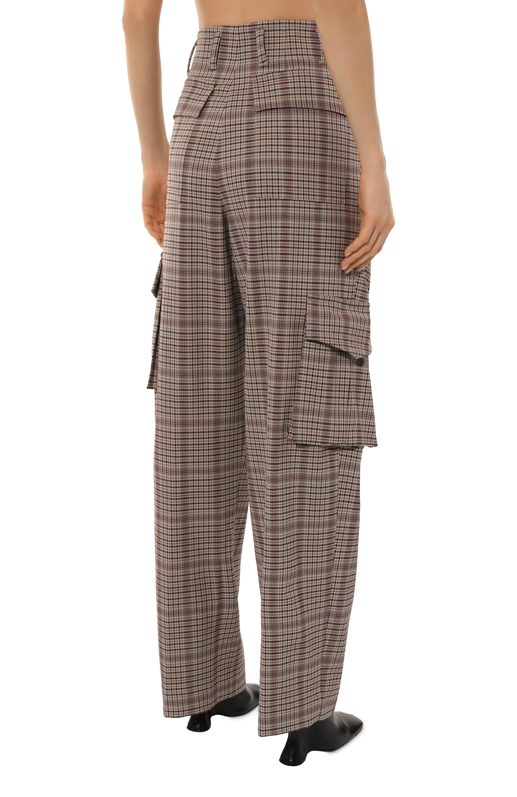 Брюки-карго DRIES VAN NOTEN бежевого цвета по цене 82900 руб., арт. 242-010910-9028, фото 4 Брюки-карго DRIES VAN NOTEN, арт. 242-010910-9028, фото 4