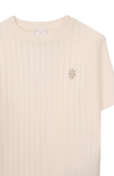 Пуловер из хлопка и вискозы ELEVENTY, арт. EY9A11/X0004_001, фото 3